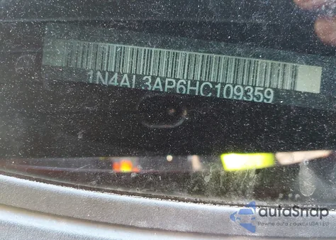 2017 Nissan Altima 2.5 Sv z USA, uszkodzony, nr VIN 1N4AL3AP6HC109359